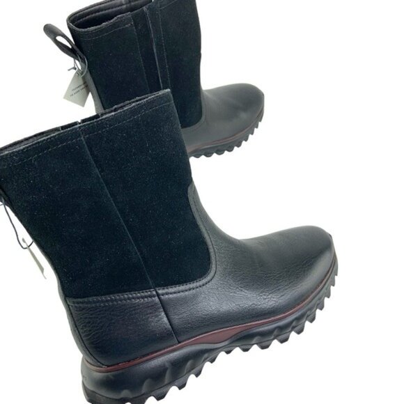 Cole Haan ZG XC Mid Calf Grand Explore Waterproof Boots in Black - Picture 4 of 6